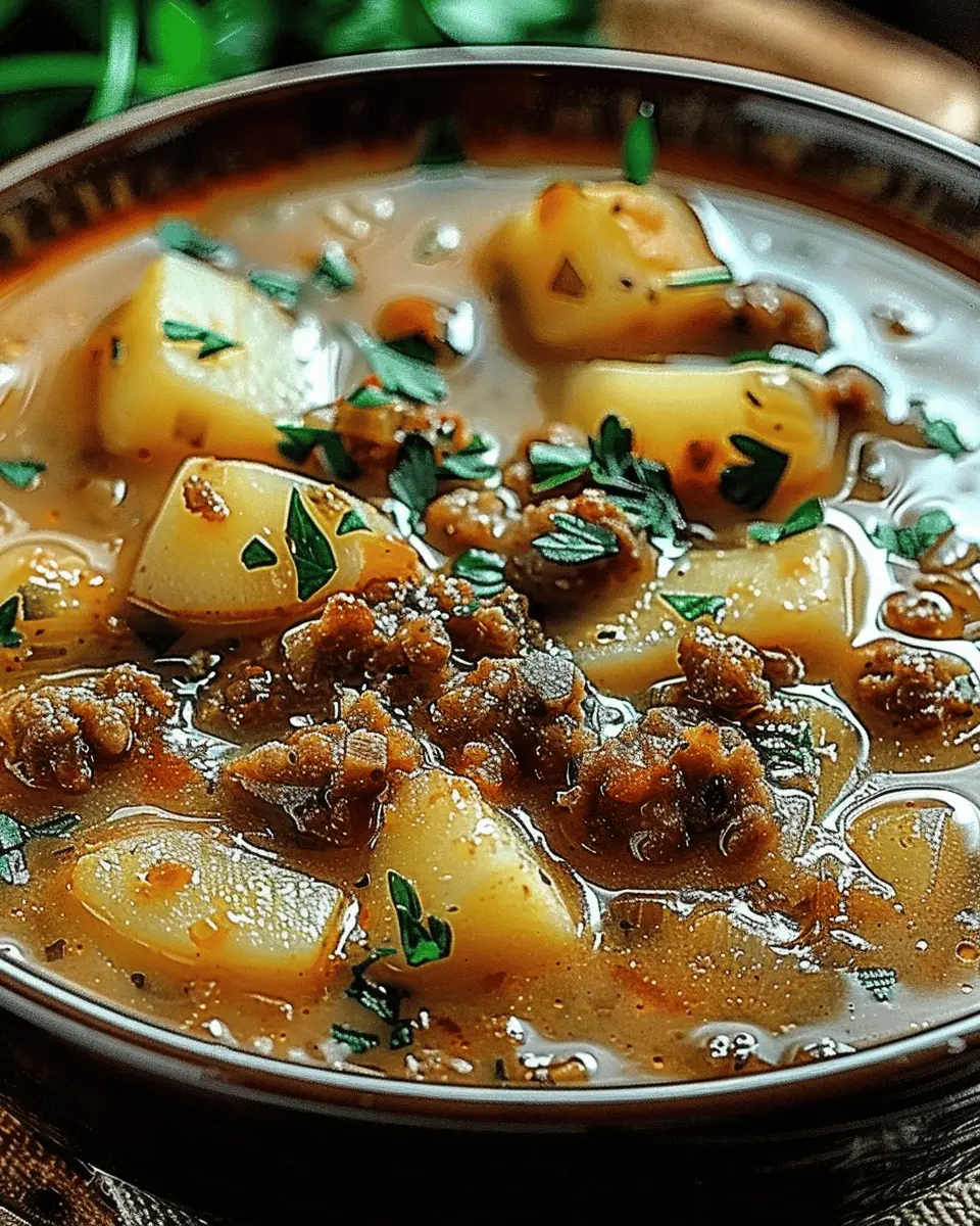 Creamy Chorizo Potato Soup: The Best Comfort Food Delight