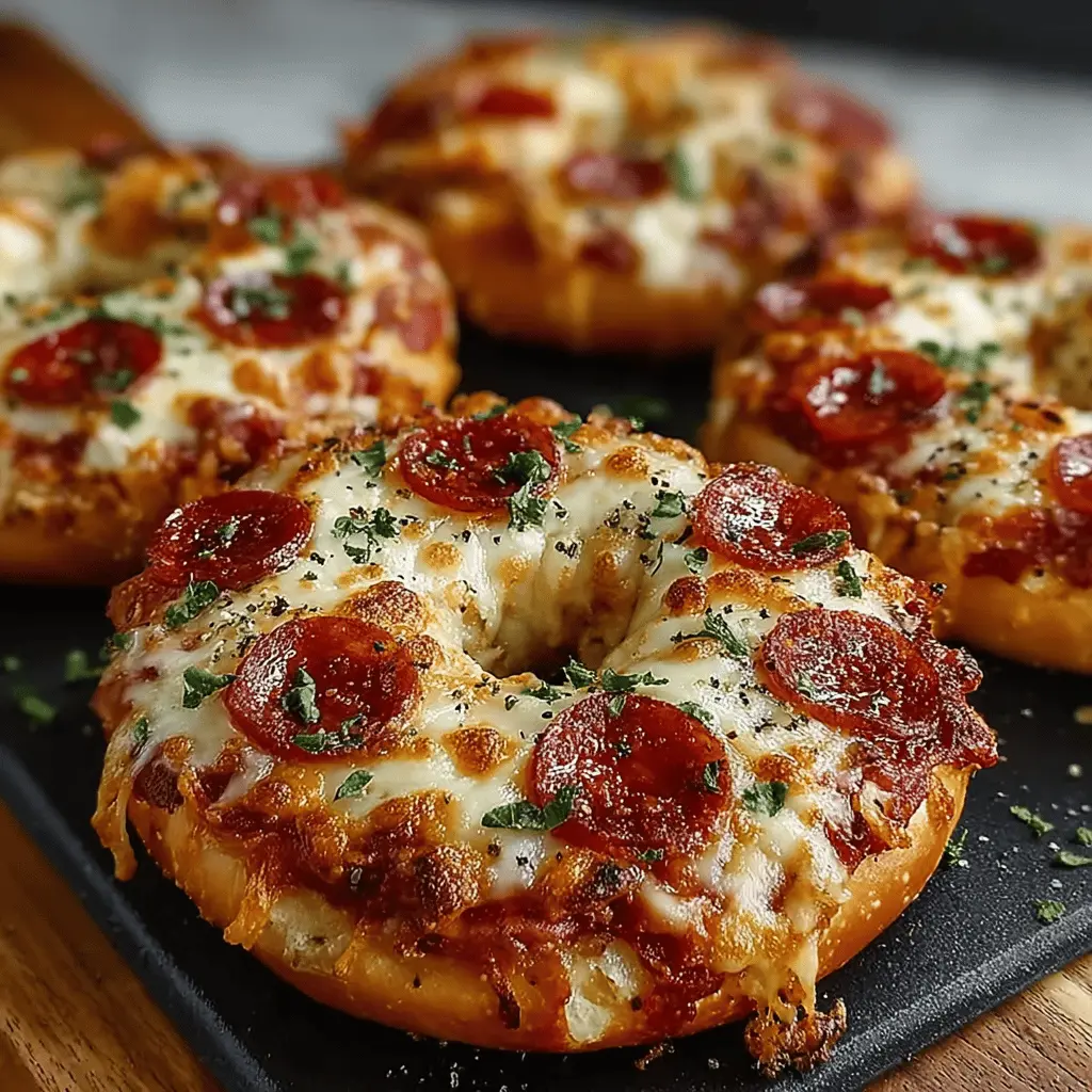 Homemade Air Fryer Pizza Bagels: Easy Recipe with Turkey Bacon