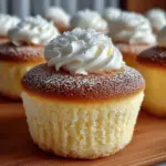 Fluffy Japanese Cotton Cheesecake Cupcakes