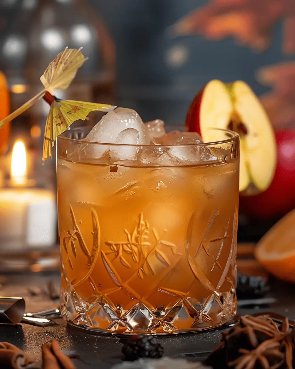 Apple Cider Bourbon Fizz: The Best Cozy Fall Beverage Recipe