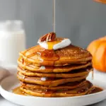 Blender Oatmeal Pumpkin Pancakes