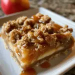 Caramel Apple Crumble Bars