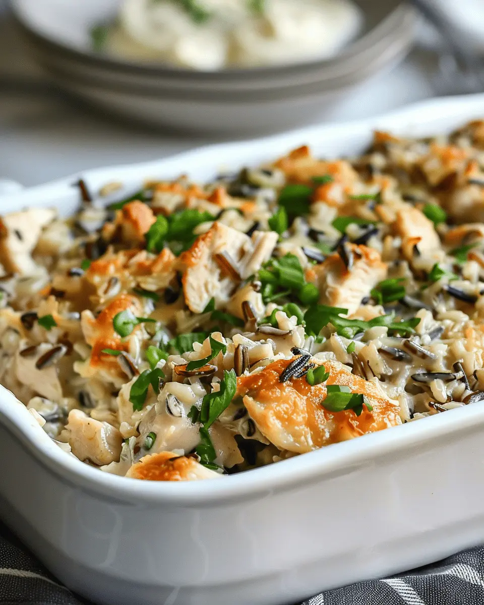 Chicken Wild Rice Casserole: A Cozy Comfort Food Delight