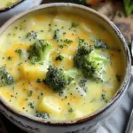 Creamy Broccoli and Cheddar Potato Soup