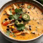 Easy Chicken, Poblano, and Black Bean Soup (Small Batch)