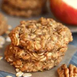 Healthy Apple Pie Oatmeal Cookies