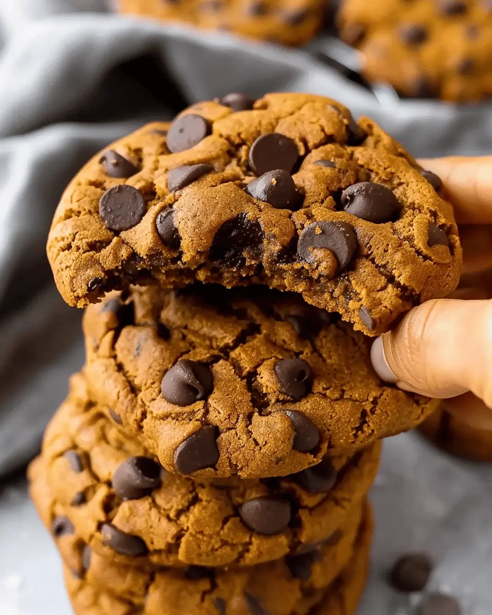 Healthy Pumpkin Chocolate Chip Cookies That Everyone Will Love