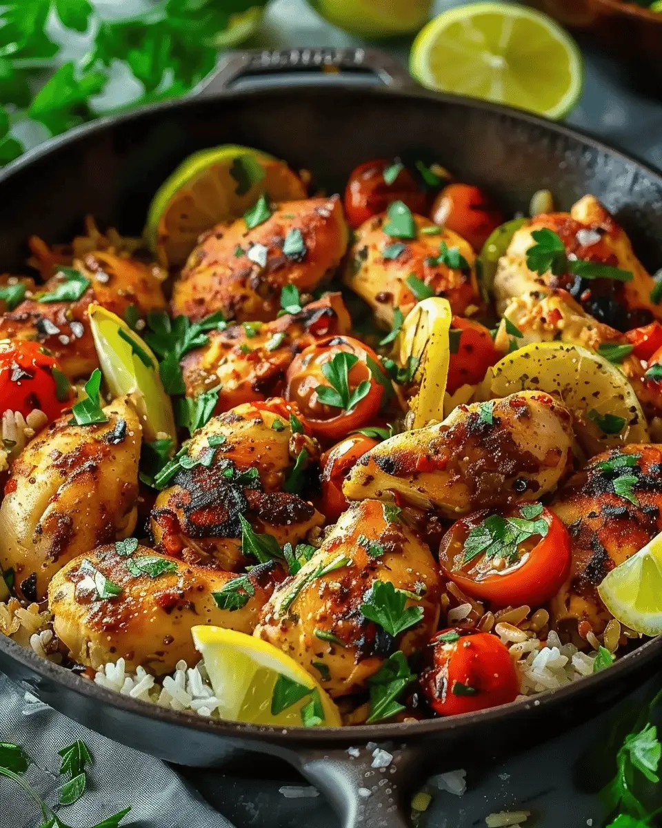 Mediterranean Chicken Skillet: Easy and Juicy One-Pan Delight