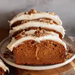 Pumpkin Bread with Cream Cheese Frosting