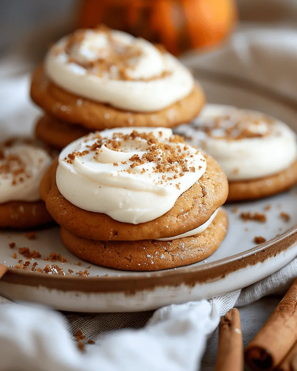 Pumpkin Cookies: The Best Recipe with Cream Cheese Frosting