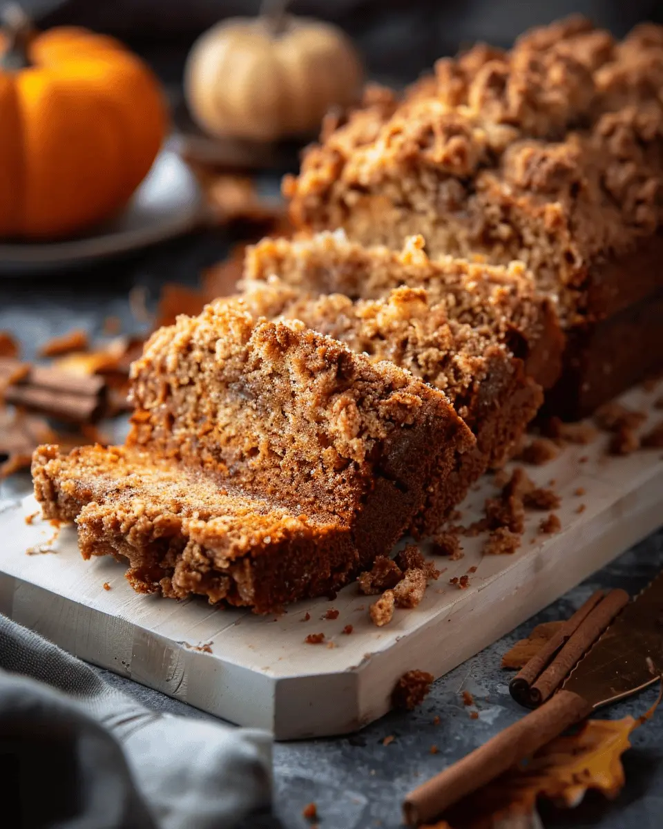 Pumpkin Streusel Bread: Moist, Spiced Delight for Fall Baking