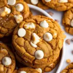 Pumpkin White Chocolate Chip Cookies