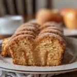 Spiced Apple Cider Donut Loaf with a Cinnamon Sugar Crust