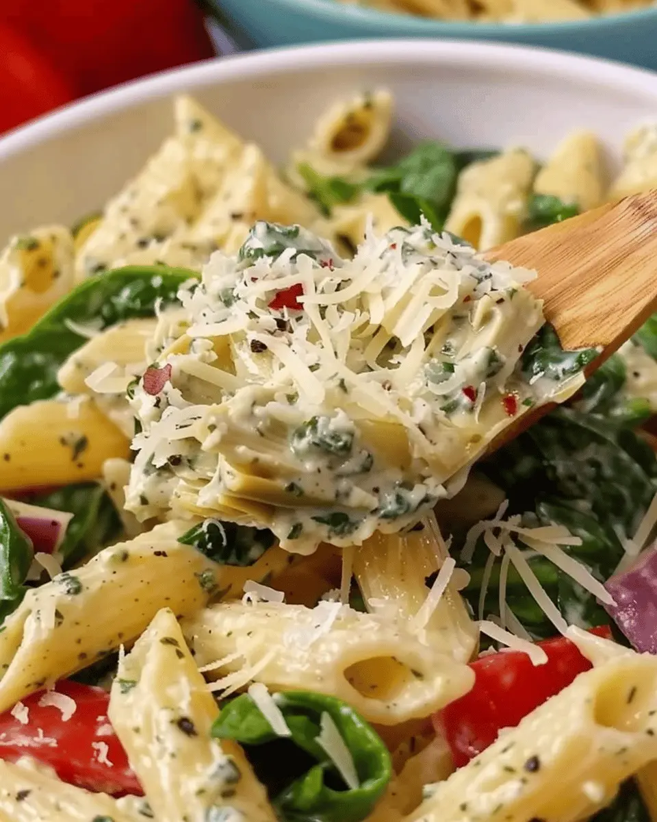 Spinach and Artichoke Penne Pasta Salad: A Deliciously Easy Twist