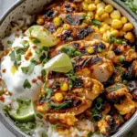 Street Corn Chicken Rice Bowl