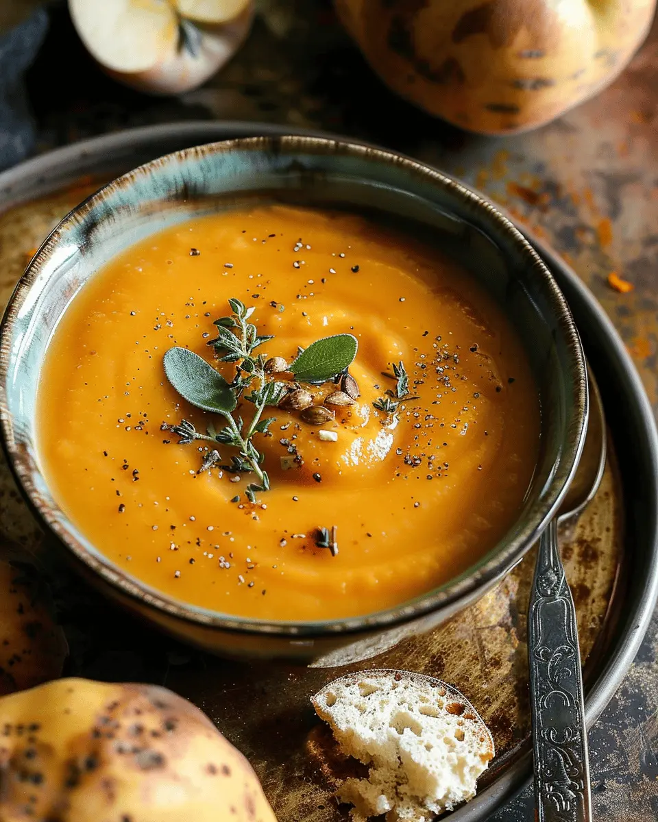 Sweet Potato and Apple Soup: The Best Comforting Recipe for You