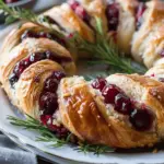 Turkey Cranberry Crescent Ring
