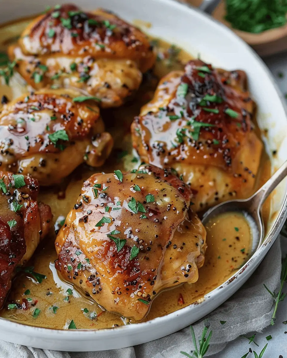 French Mustard Chicken: An Easy Recipe for Weeknight Delights