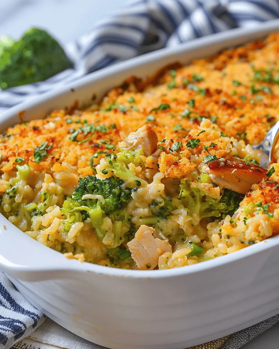 Chicken Broccoli Rice Casserole: Easy Comfort Food Delight