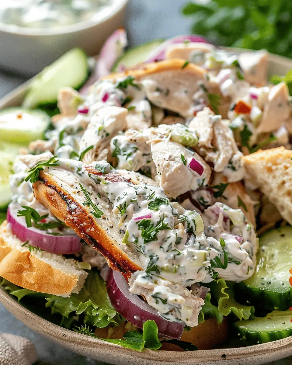 Tzatziki Chicken Salad: A Refreshing Twist on Classic Flavors