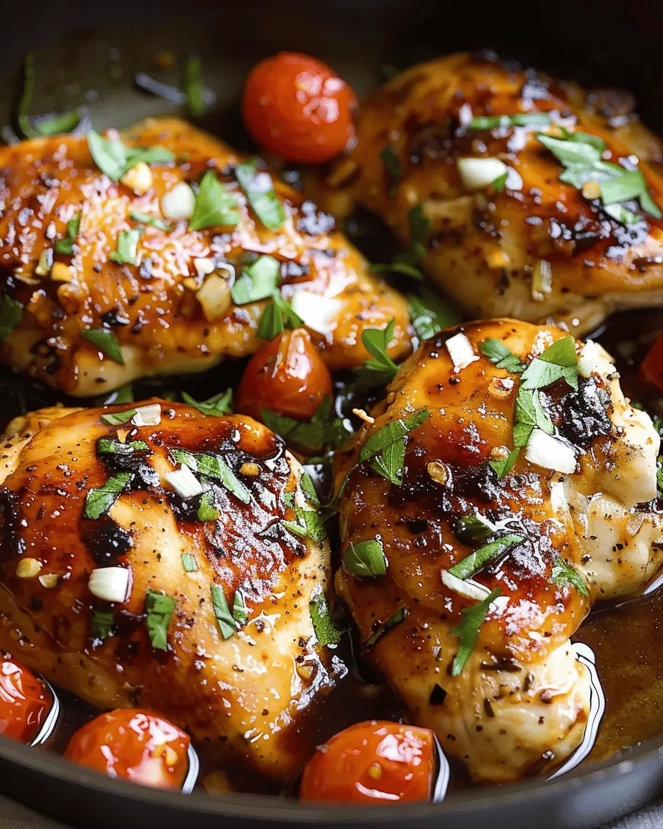 One Pan Balsamic Chicken: Easy, Juicy Recipe for Instant Flavor
