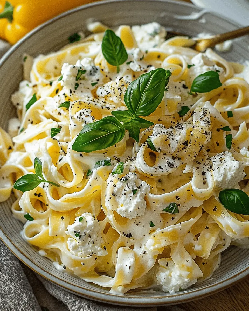 Easy Ricotta Pasta Recipe That’s Creamy and Delightfully Simple