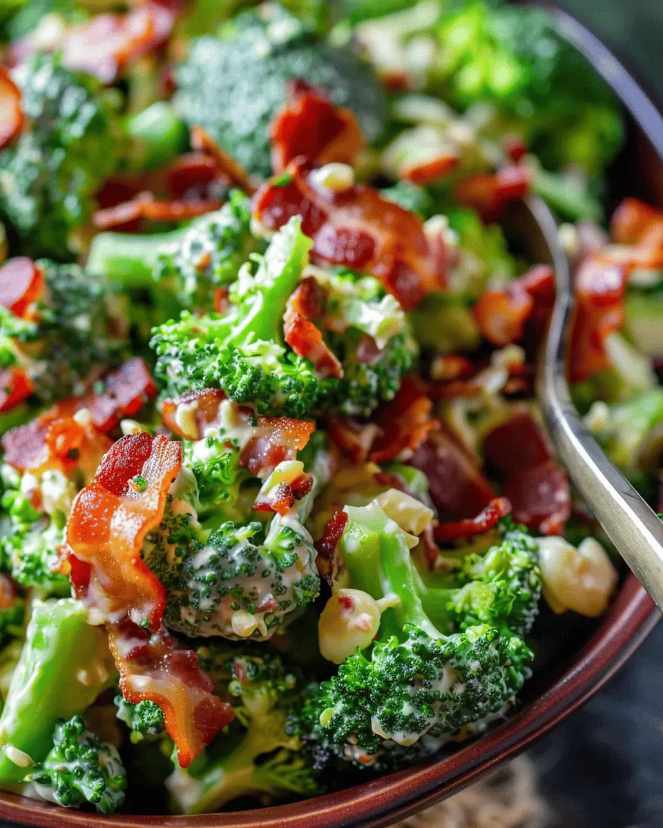 Broccoli Salad with Bacon: Easy Recipe for a Tasty Twist