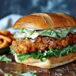 Crispy Chicken Caesar Sandwich