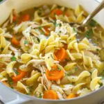 Easy Chicken Noodle Soup with Egg Noodles