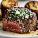 Filet Mignon with Garlic Herb Butter