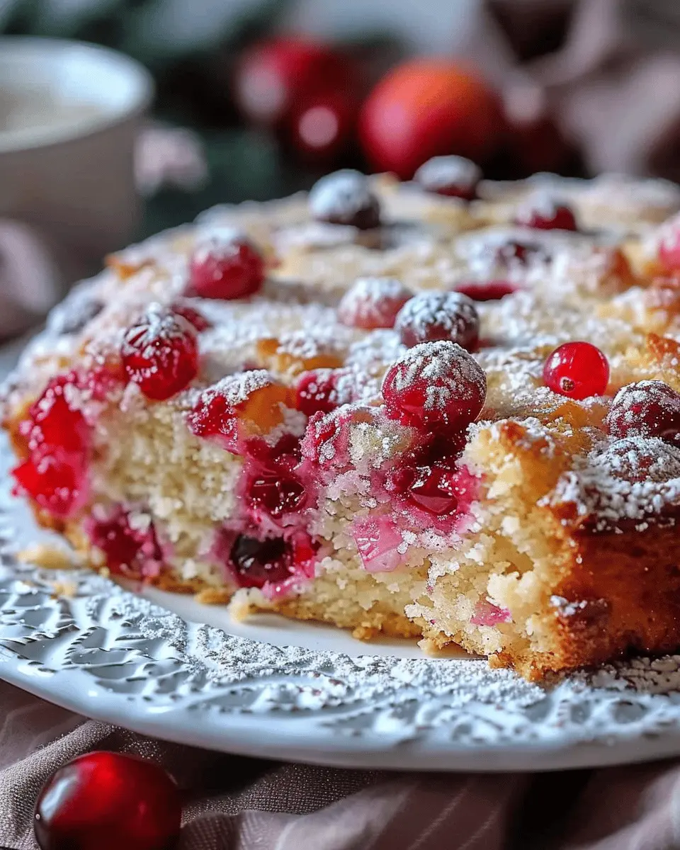 Cranberry Orange Breakfast Cake Recipe: The Best Morning Treat