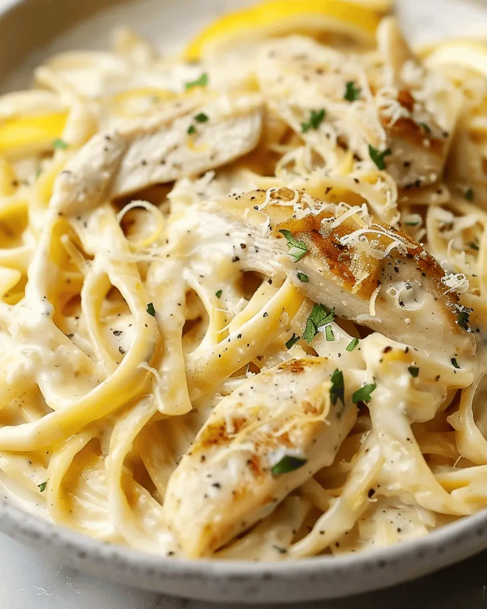 Creamy Lemon Chicken Pasta: A Delightfully Easy Comfort Dish