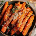 Roasted Garlic and Parmesan Carrots
