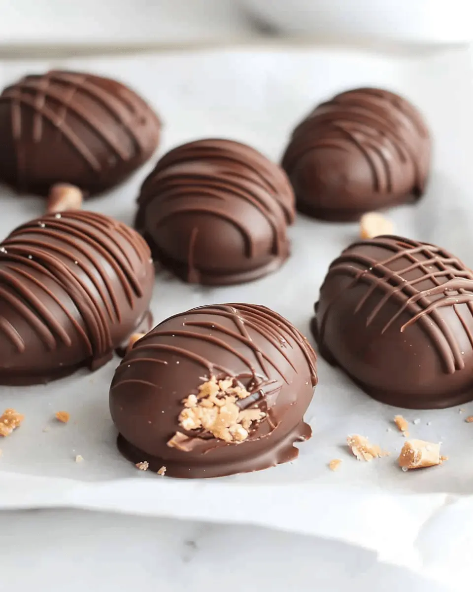 Healthy Peanut Butter Eggs: An Easy & Indulgent Treat Recipe