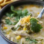 Green Chile Chicken Enchilada Soup