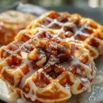 Apple Fritter Waffle Donuts