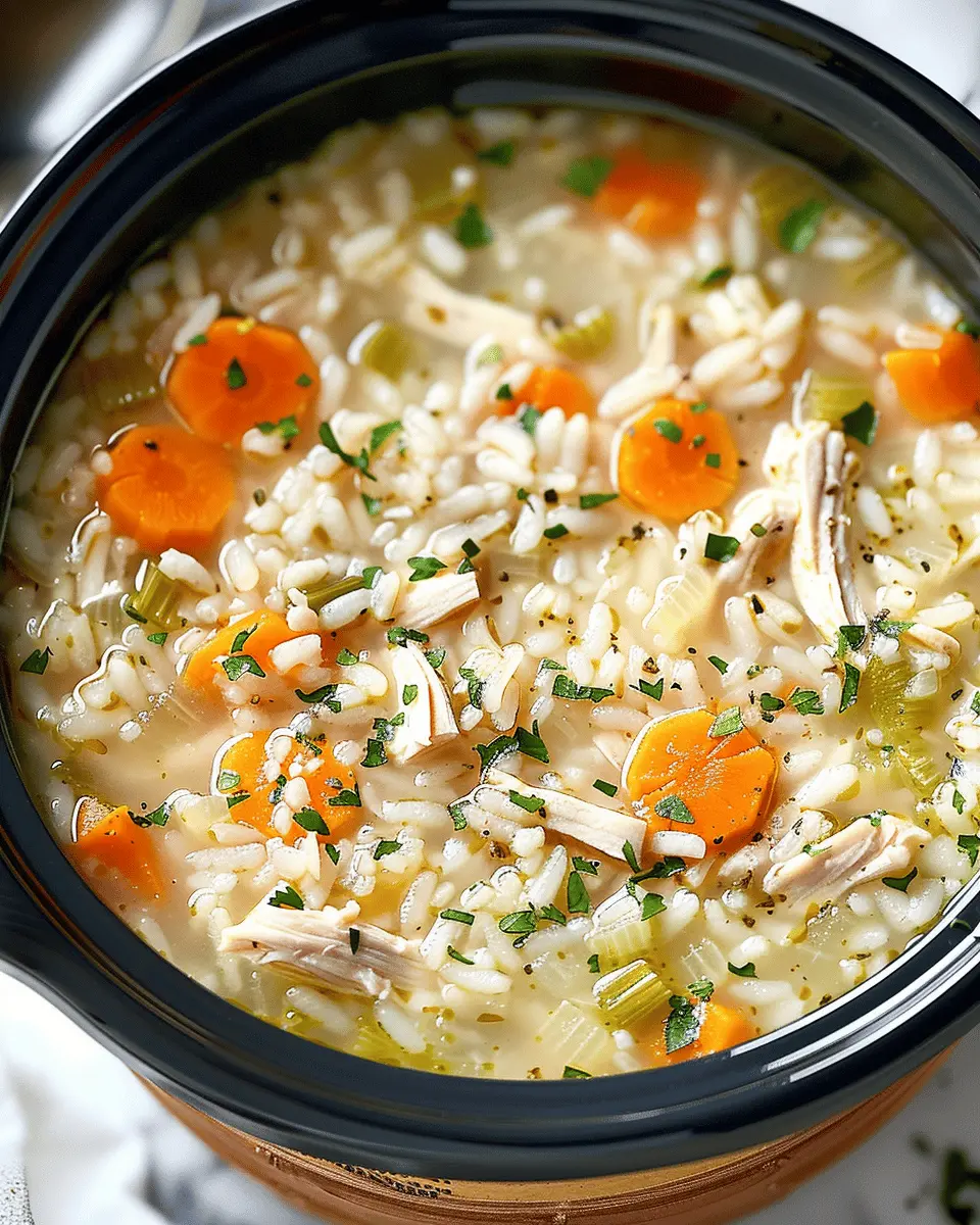 Crockpot Chicken and Rice Soup: Easy Comfort for Busy Nights