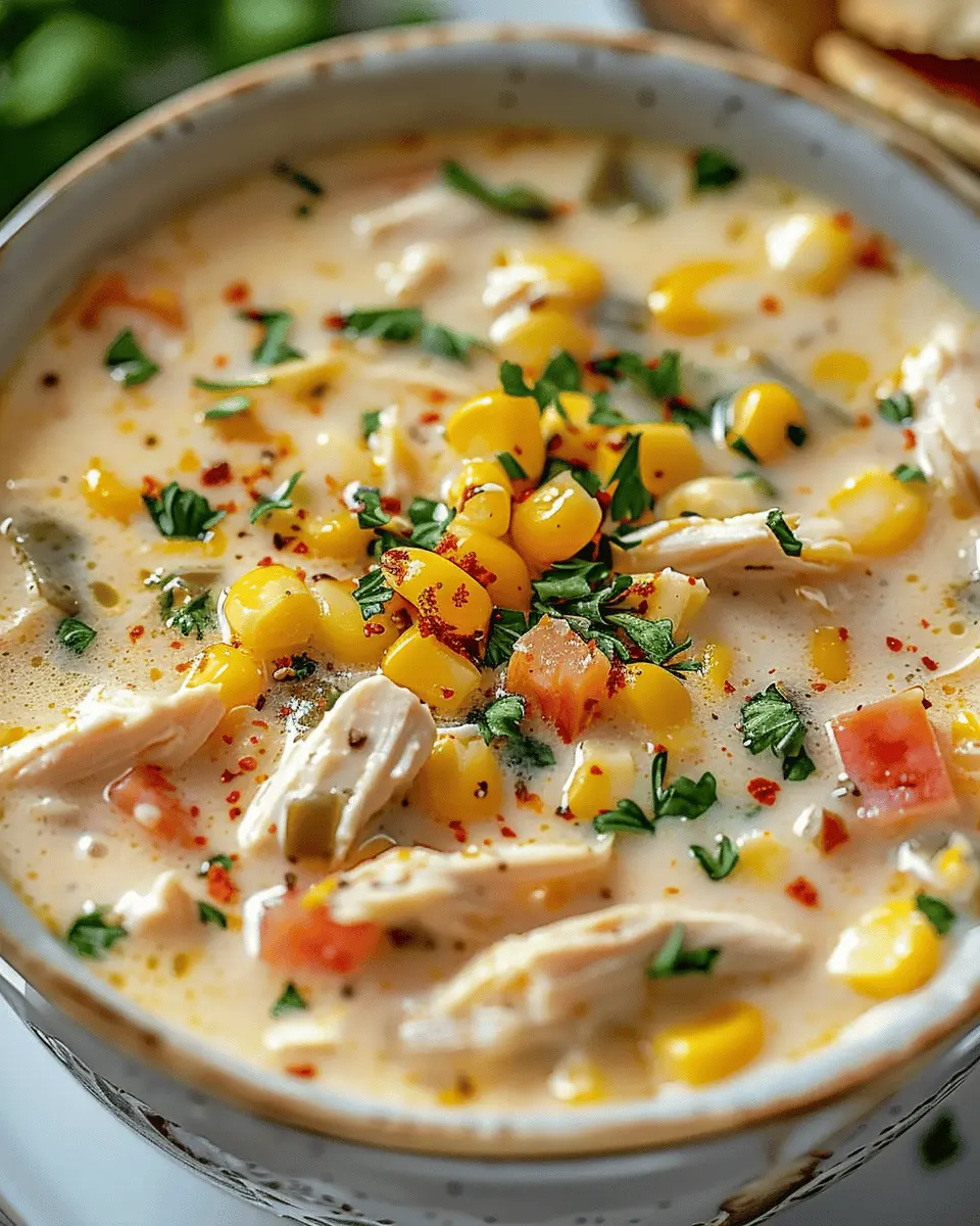 Crockpot Chicken Corn Chowder: Cozy Comfort with Turkey Bacon