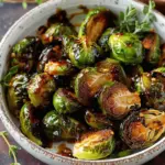 Honey Balsamic Brussels Sprouts