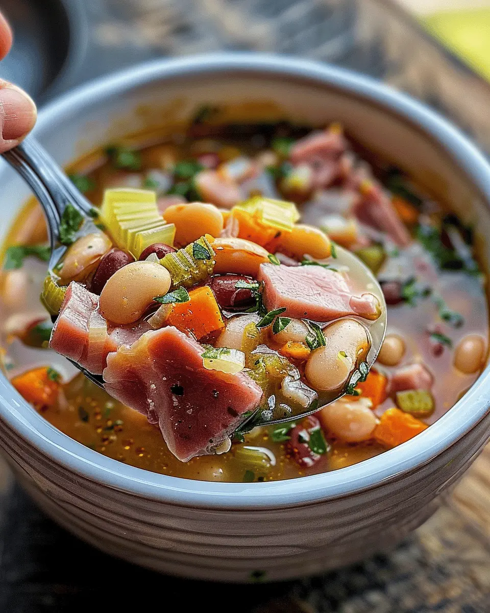 Smoked Ham Hock and Bean Cabbage Soup: Easy Comfort Food Delight