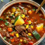 Mexican Beef and Vegetable Soup