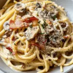 Creamy Bacon and Mushroom Pasta