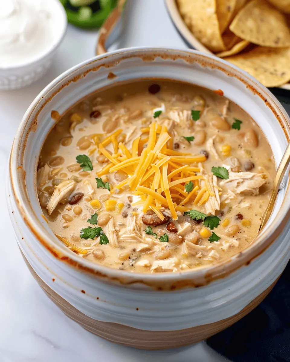 White Chicken Chili Recipe with Cream Cheese: Easy & Delicious