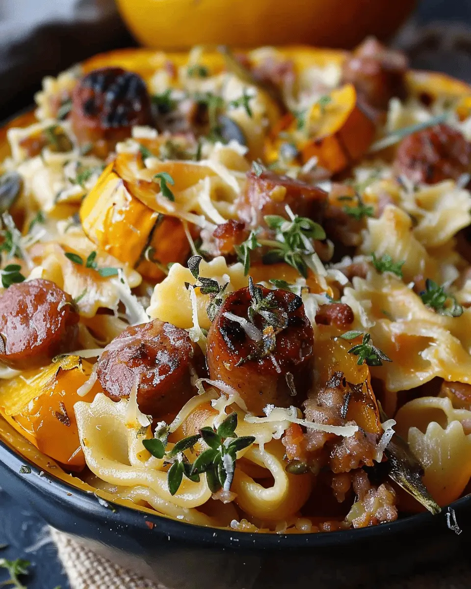Autumn Sausage Pasta Squash: Easy Comfort Food for Fall Nights