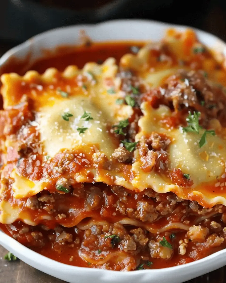 Crockpot Ravioli Lasagna: Easy Comfort Food for Busy Nights