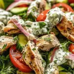 Mediterranean Tzatziki Chicken Salad