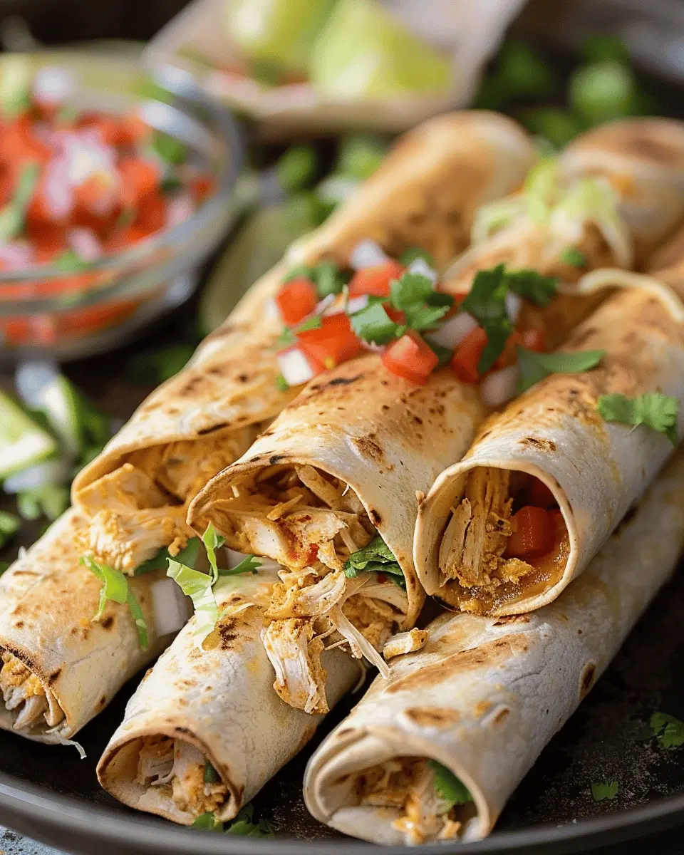 Easy Gluten-Free Chicken Taquitos: A Quick and Tasty Treat