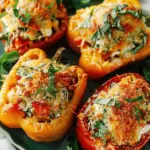 Tuscan Ricotta Stuffed Peppers
