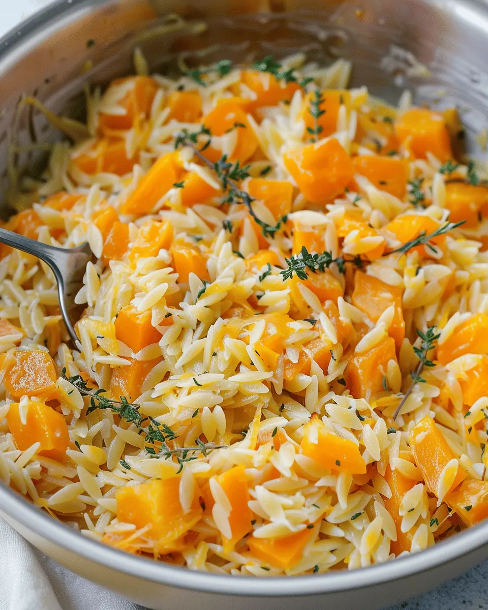 Cheesy Butternut Squash Orzo: The Easy Comfort Food You’ll Love