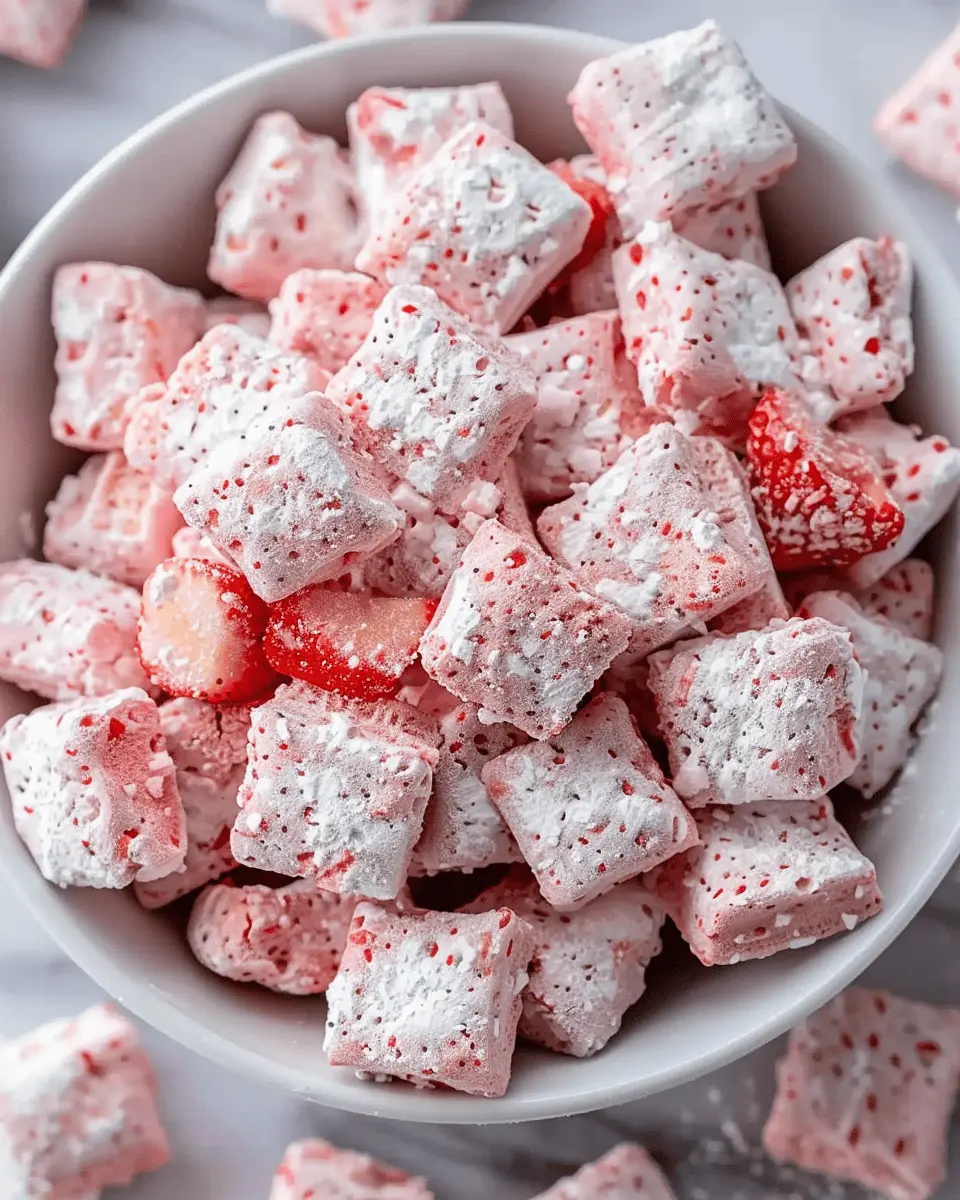 Easy Strawberry Shortcake Puppy Chow: A Sweet Treat for Everyone